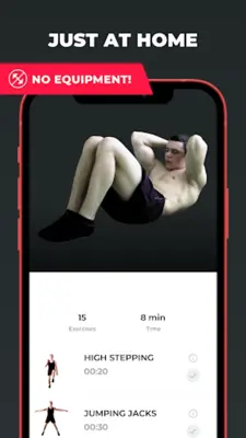 15 mins for Six Pack Abs android App screenshot 3